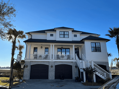 Front View of Home with new roof