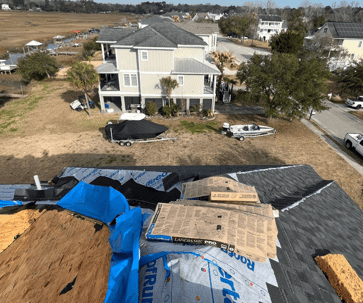 Roofing Materials on New Roof Installation